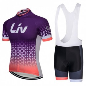 Completo Maglia + Pantaloncino con bretelle 2018 CCC Liv Donna N001